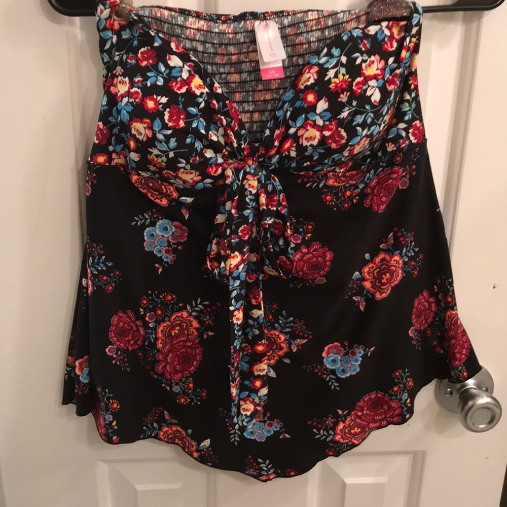 New strapless shirt